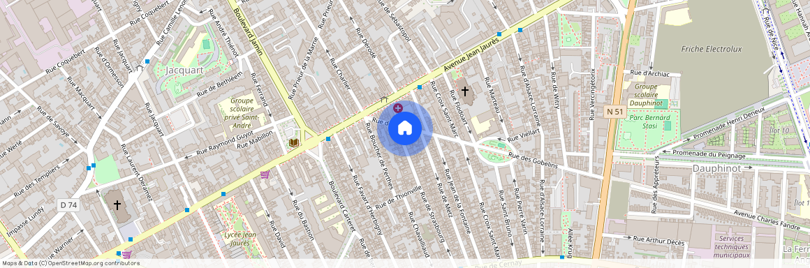 001 RUE DE STRASBOURG, 51100, Reims