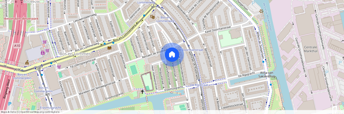 Erasmuspark, 1055 TJ, Elegaststraat, Amsterdam