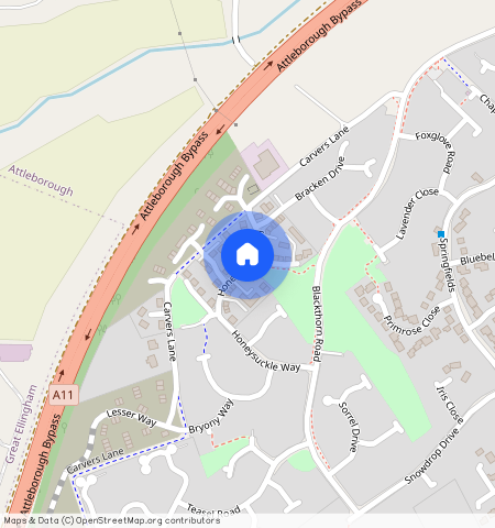 Honeysuckle Way, Norfolk