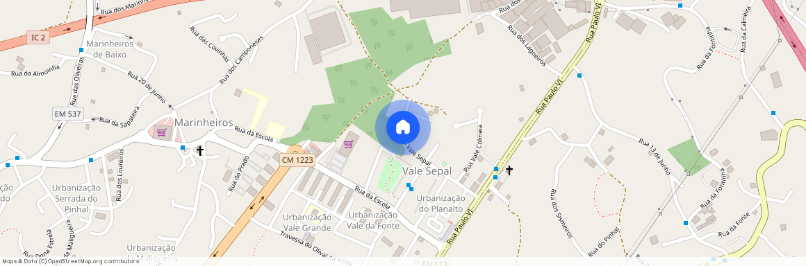 Rua vale Sepal, Leiria