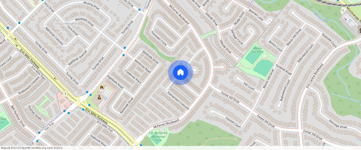 ** PALMERSTON CRESCENT, Mississauga, Central Erin Mills