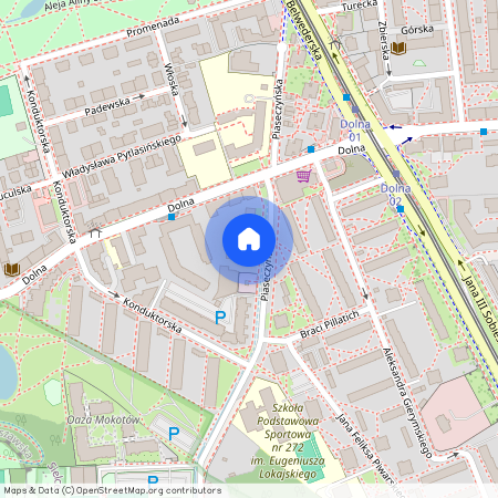 ul. Piaseczyńska, Sielce, Mokotów, Warszawa, mazowieckie