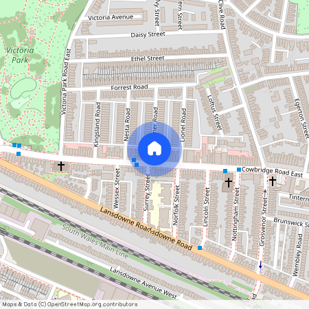 CF5 1JJ Canton, Wales, Cardiff