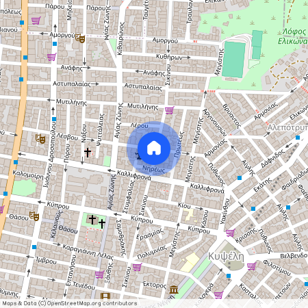 Σικίνου 61, 113 64 Αθήνα, Άνω Κυψέλη (Κυψέλη)