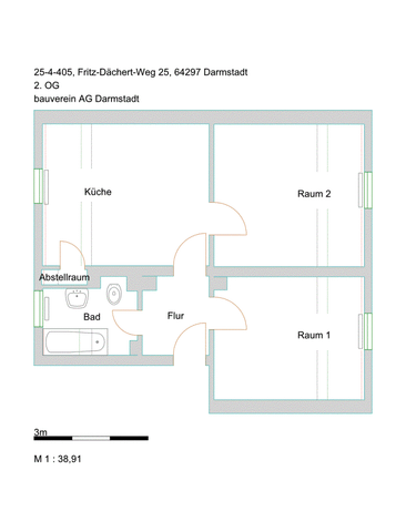 Schöne 2-Zimmer-Wohnung in Eberstadt ab Oktober zu vermieten! - Photo 5