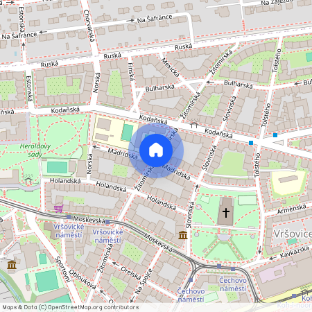 Žitomírská, Praha 10 - Vršovice