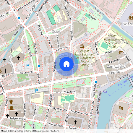 ul. Tartaczna, Śródmieście, Gdańsk, pomorskie