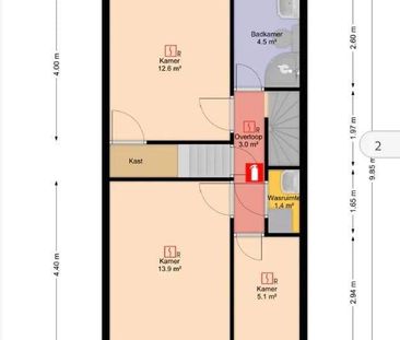 Chambre non meublée Ranonkelstraat, Arnhem - À louer - Foto 6