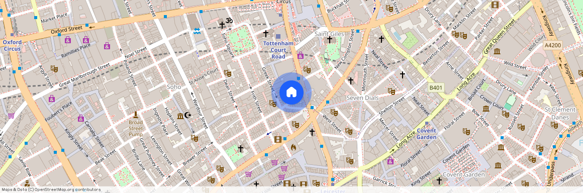 Flat 7, 10a, Old Compton Street, London, W1D 4TG