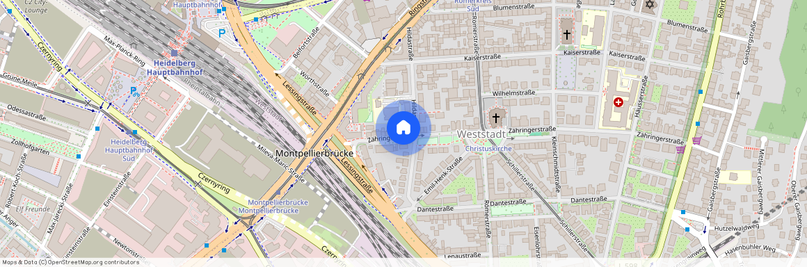 Zähringerstr. 44a, (Weststadt), 69115 Heidelberg, Baden-Württemberg