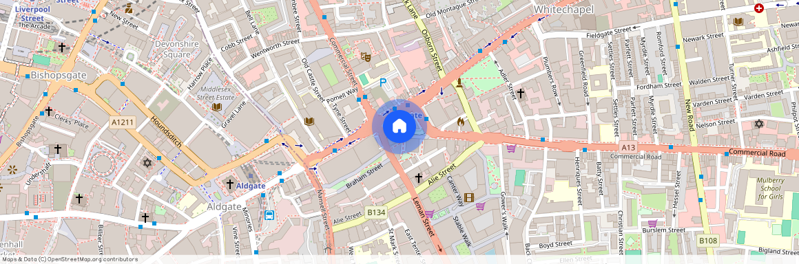 New Drum Street, Aldgate, London, E1