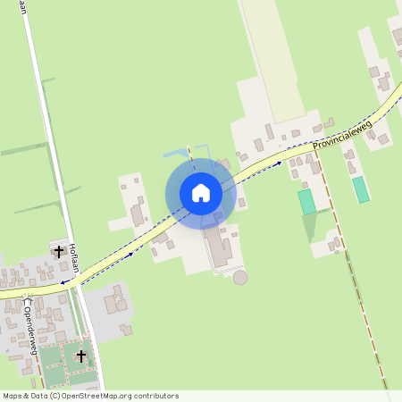 Opende-Oost, 9865 AM, Provincialeweg, Opende