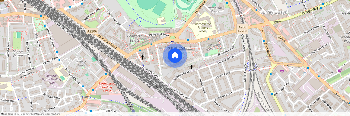 Convenient 4 Double Bedroom Flat in Surrey Quays, Millender Walk, SE16