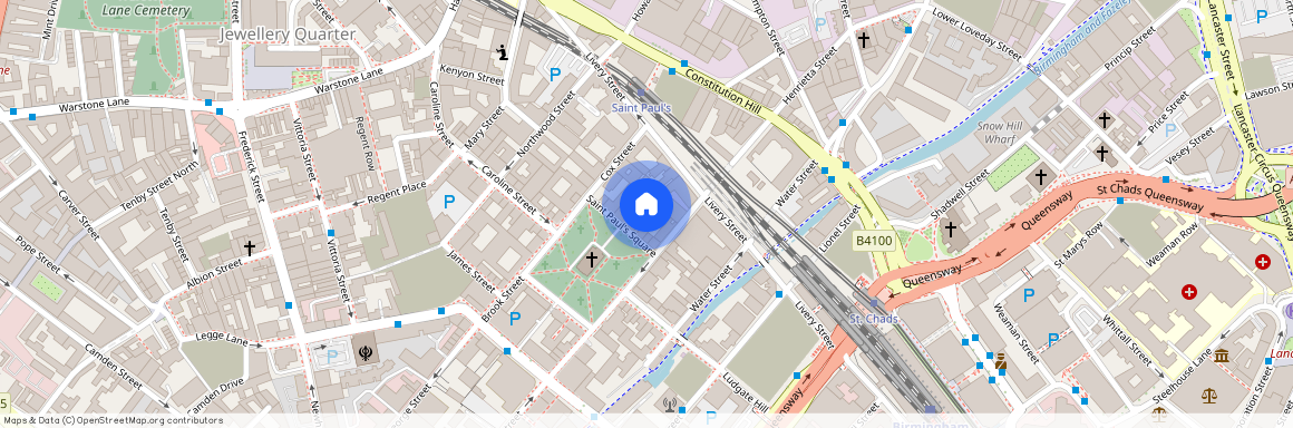 St Pauls Square, Jewellery Quarter, Birmingham, B3