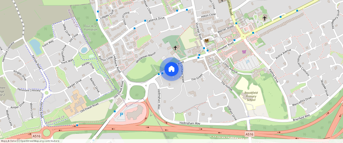 All Saints Court, Mickleover, Derby