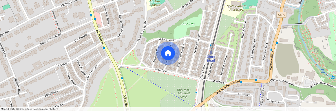 Albemarle Avenue, High West Jesmond, Newcastle Upon Tyne