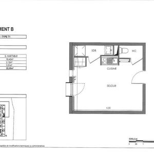 Location Appartement 1 pièce 22m² VILLENAVE D ORNON 33140 - Photo 3