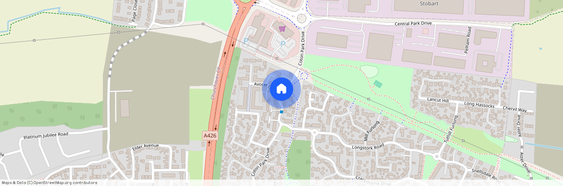 Avocet Close, Coton Park, Rugby, CV23