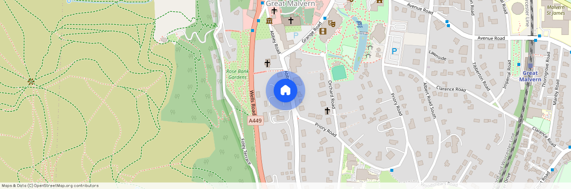 Flat 8 Abbotsfield, 14 Abbey Road, Malvern