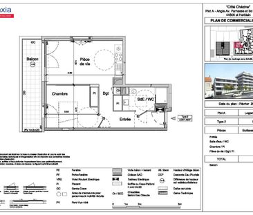 Location Appartement 2 pièces 43m² ST HERBLAIN 44800 - Photo 2