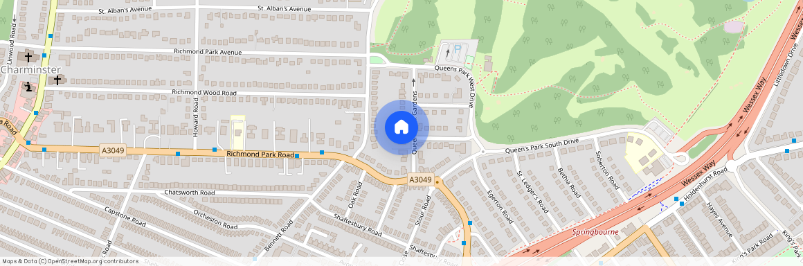 Queens Park Gardens, Bournemouth