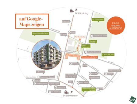 Perfekt für Singles oder Paare: Helle 2-Zimmer-Wohnung mit Loggia nahe U3 - Foto 3