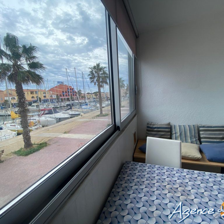 Port Leucate – Location Appartement – 22.06 m² – 530€ CC / mois - Photo 1