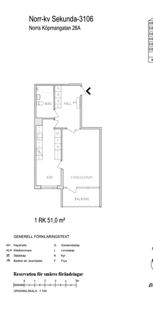 Norra Köpmangatan 26 A, våning 5 - Foto 2