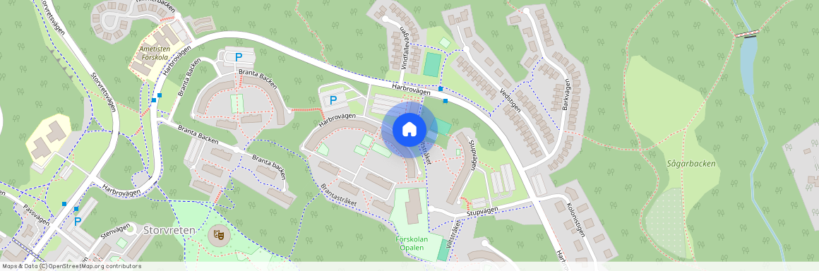 Harbrovägen 42B, Tumba