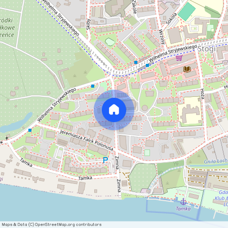 ul. Zimna, Stogi, Gdańsk, pomorskie