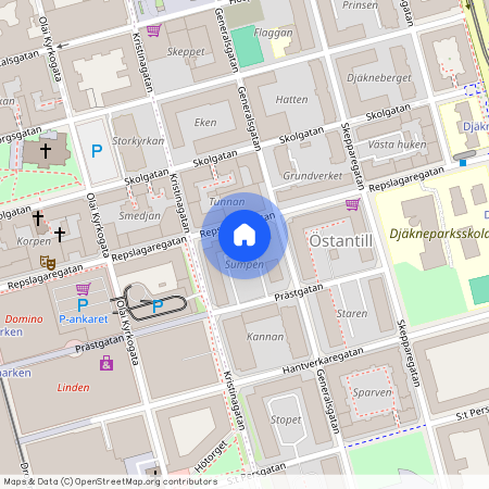 Repslagaregatan 34, Centrala Staden