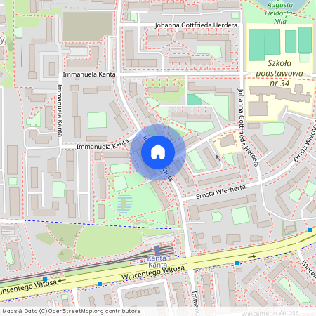 ul. Immanuela Kanta, Jaroty, Olsztyn, warmińsko-mazurskie