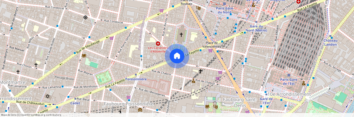 Rue La Fayette, Francja, Paris