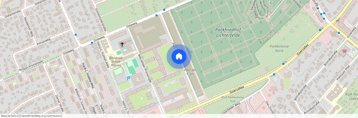 Platz des 4. Juli, 14167, Platz Des 4. Juli    Berlin