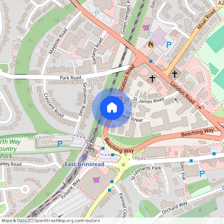 Wood Street, Station Road, RH19