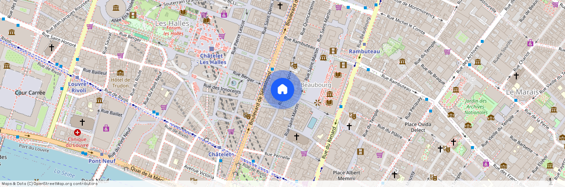 Rue Quincampois et Rue Aubry le Boucher 75004 Paris (4e arrondissement)