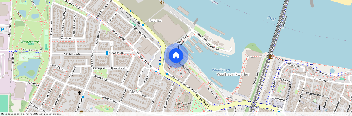 Biezen, 6541 AA, Waalbandijk, Nijmegen