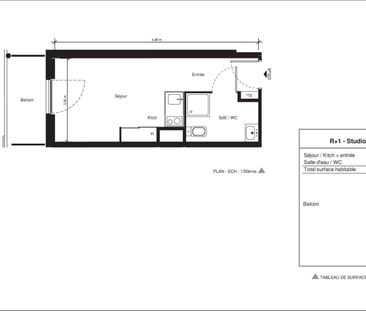 Location Appartement 1 pièce 18m² NIMES 30000 - Photo 3