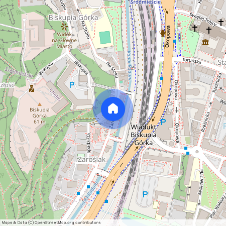 ul. Zaroślak, Śródmieście, Gdańsk, pomorskie