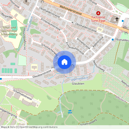 8051, Zürich, Glaubtenstrasse