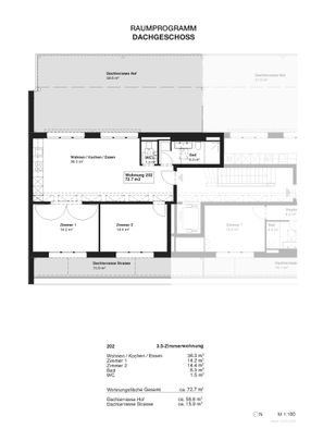 Exklusive, helle 3.5-Zimmerdachwohnung mit grosser Dachterrasse im beliebten Paulusquartier - Foto 1