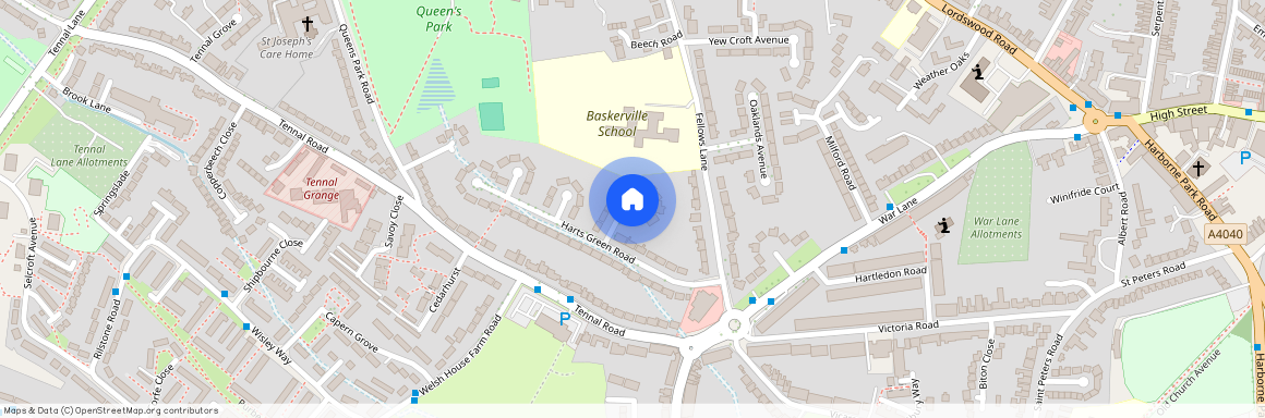 Battenhall Road Harborne, B17 9UD, Birmingham