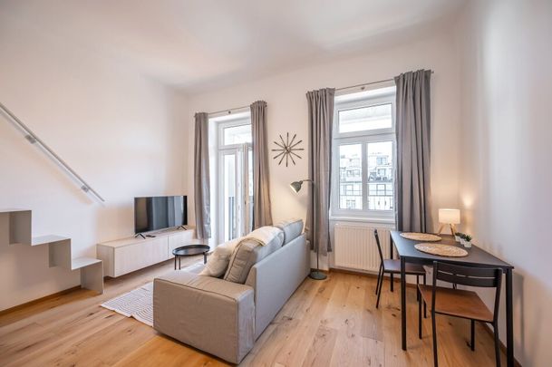 Short-term apartment in walking distance to AUGARTEN, 2-6 months, fully furnished with balcony! - Foto 1