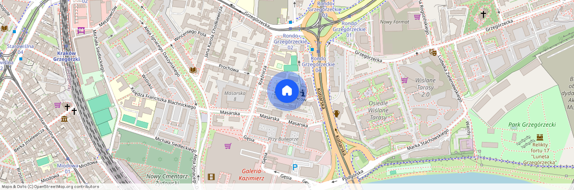 ul. Masarska, Grzegórzki, Grzegórzki, Kraków, małopolskie