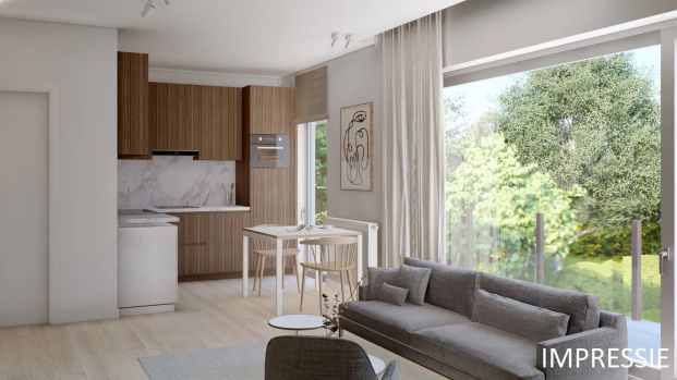 Pas gerenoveerde studio met aparte slaaphoek en ruim terras - Foto 1