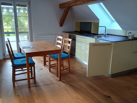 1-ROOM APARTMENT IN MATTSTETTEN (BE), FURNISHED, TEMPORARY - Photo 3
