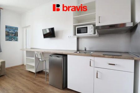 Pronájem bytu 1+kk, Popůvky u Brna, zařízený, sdílená WIFI v ceně - Photo 3