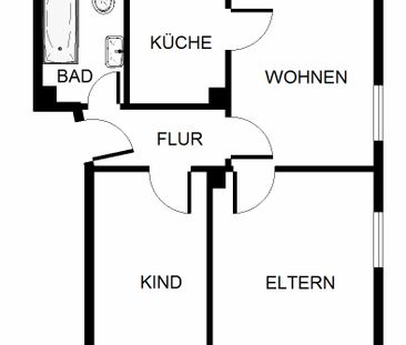 Demnächst frei! 3-Zimmer-Wohnung in Gelsenkirchen Hassel - Photo 1