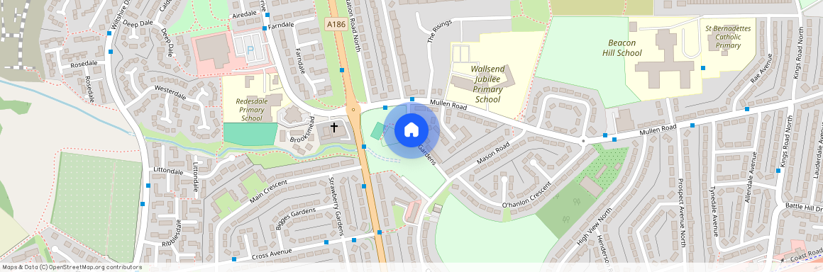 Conway Gardens, High Farm, Wallsend