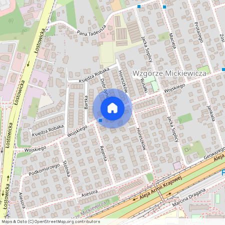 ul. Dobrzyńskich, Wzgórze Mickiewicza, Gdańsk, pomorskie